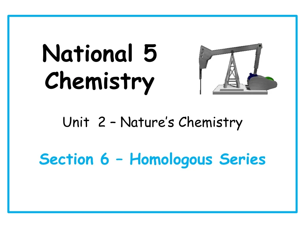 national 5 chemistry
