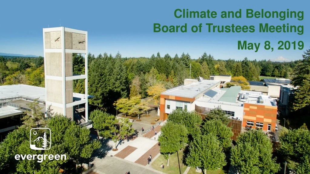 climate and belonging board of trustees meeting