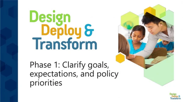 Phase 1: Clarify goals, expectations, and policy priorities