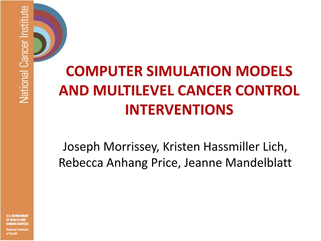 computer simulation models and multilevel cancer control interventions