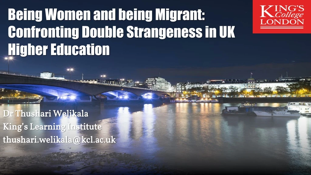 being women and being migrant confronting double strangeness in uk higher education