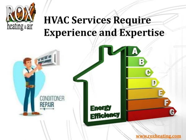 HVAC Services Require Experience and Expertise