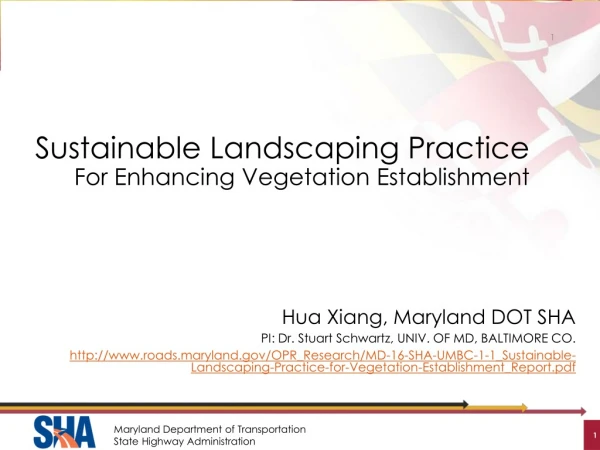 Sustainable Landscaping Practice For Enhancing Vegetation Establishment