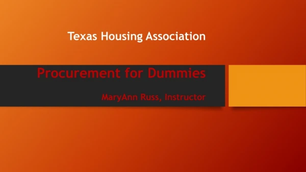 Texas Housing Association