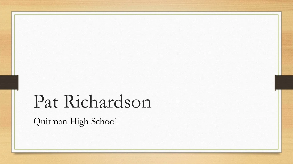 pat richardson