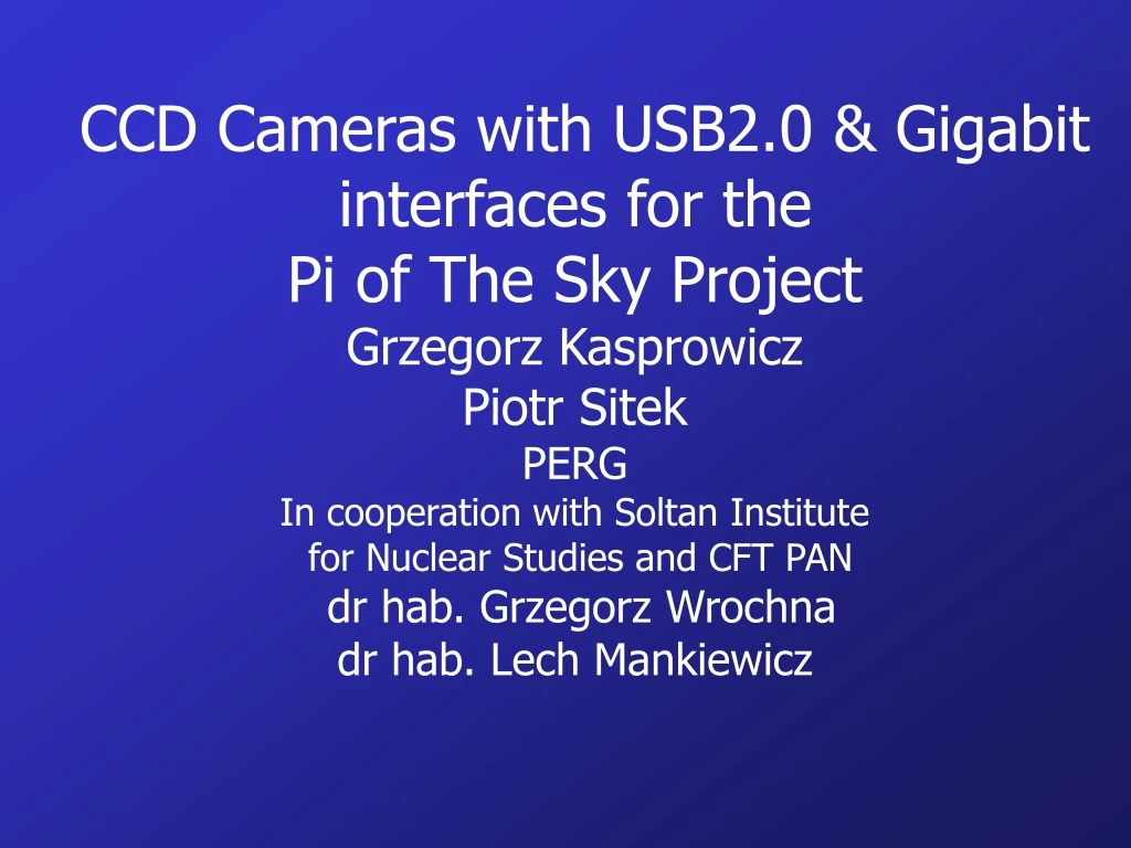 ccd camera s with usb2 0 g igabit interfaces