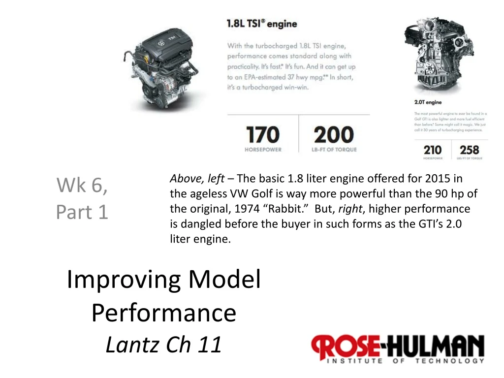 improving model performance lantz ch 11