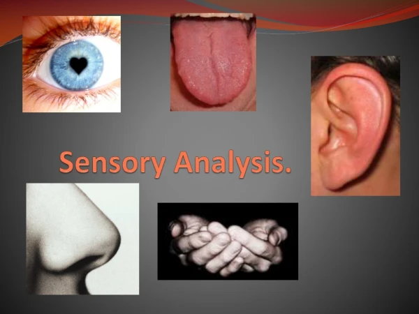 Sensory Analysis.