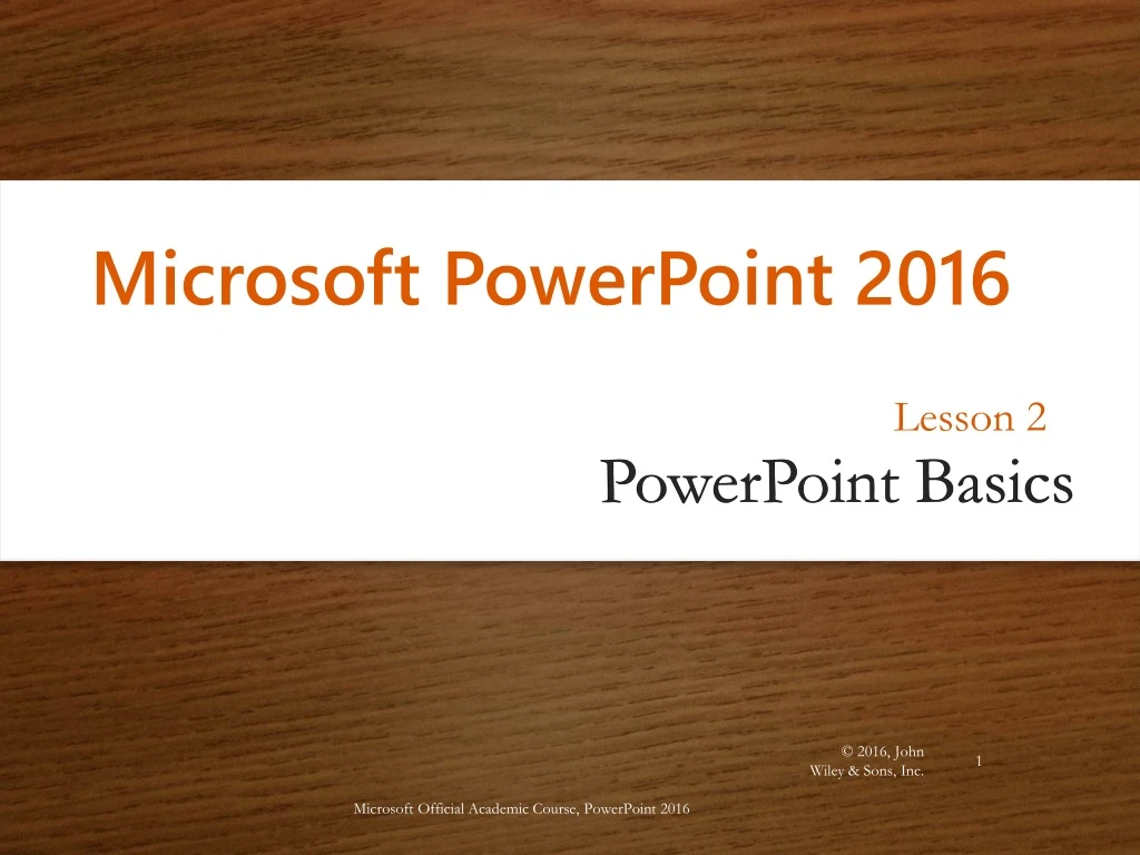 powerpoint basics