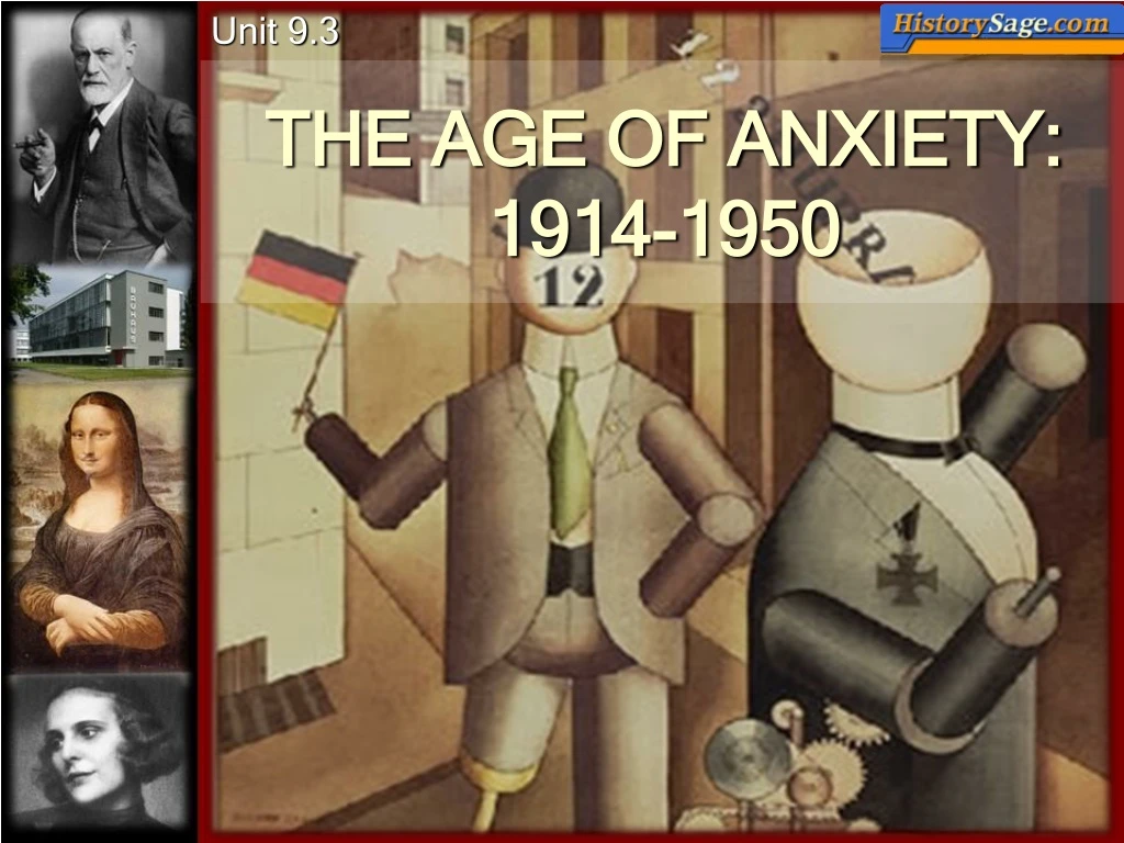 the age of anxiety 1914 1950