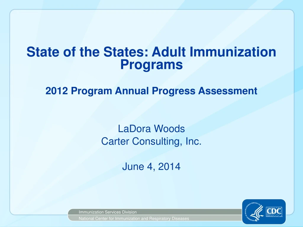 state of the states adult immunization programs