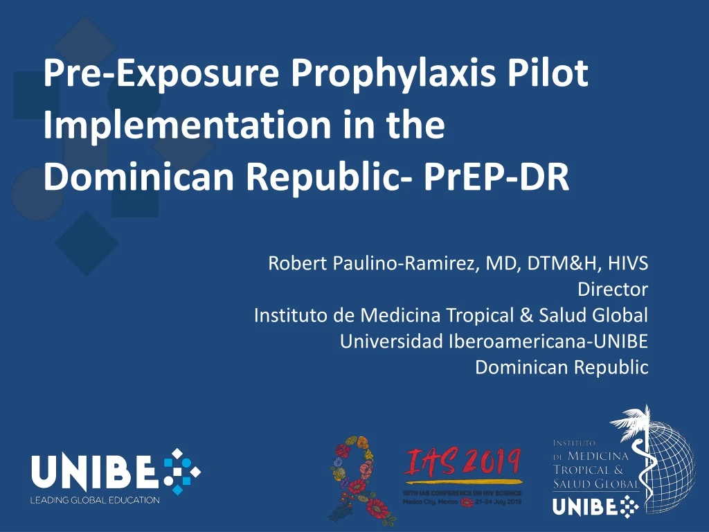 pre exposure prophylaxis pilot implementation in the dominican republic prep dr