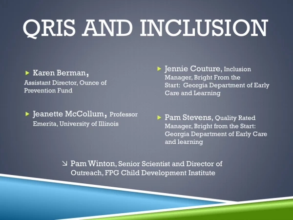 QRIS and Inclusion