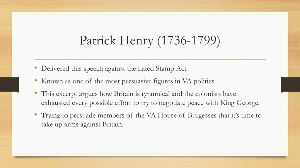 patrick henry 1736 1799
