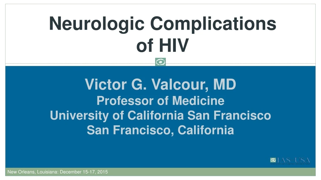 neurologic complications of hiv