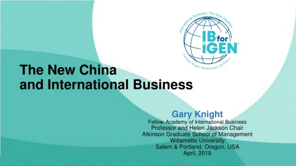 The New China and International Business