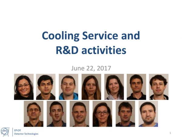 Cooling Service and R&amp;D activities