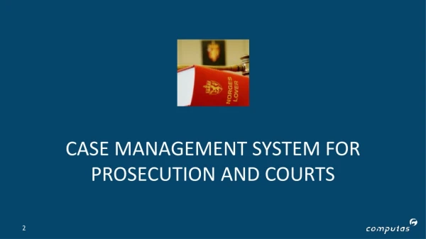 Case management system for prosecution and courts