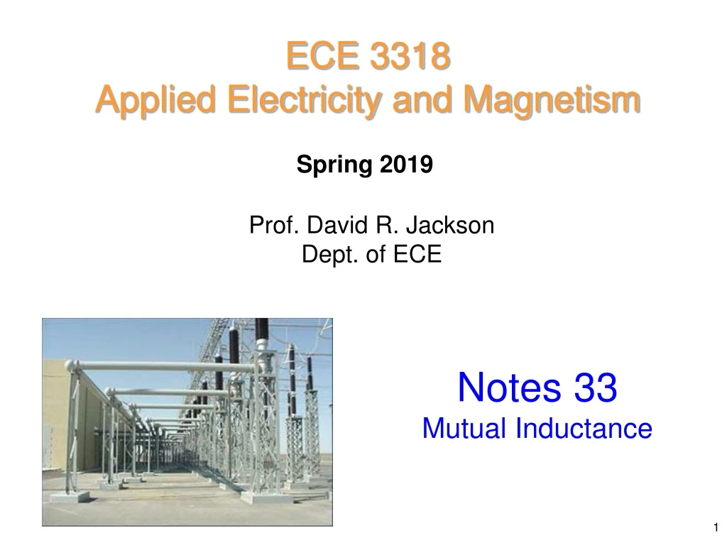 ece 3318 applied electricity and magnetism