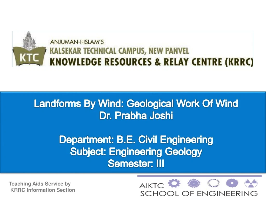 landforms by wind geological work of wind