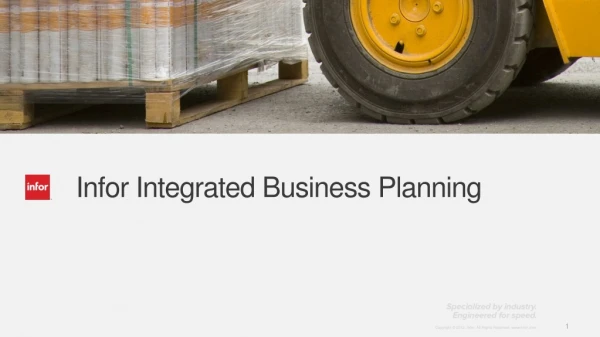 Infor Integrated Business Planning