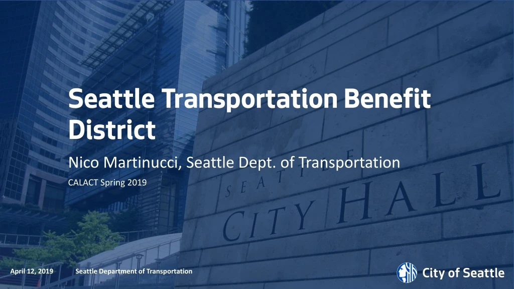 seattle transportation benefit district