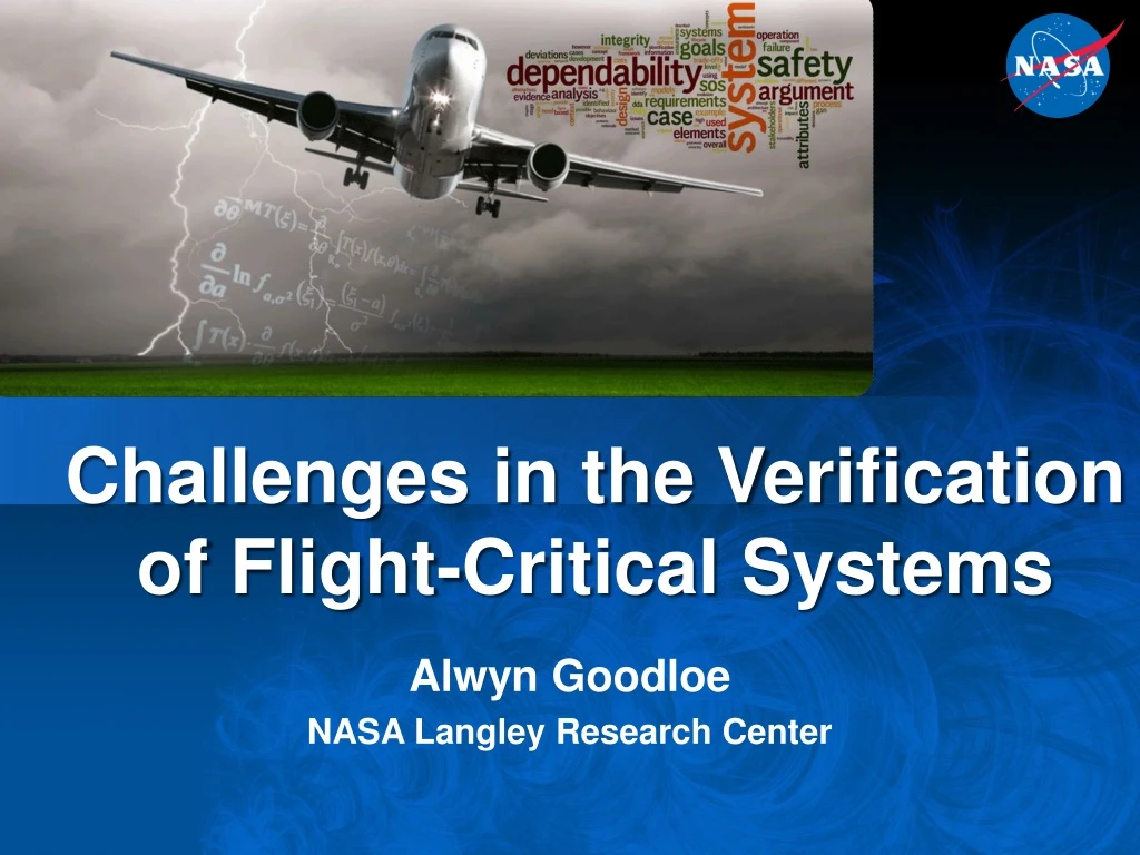 challenges in the verification of flight critical systems