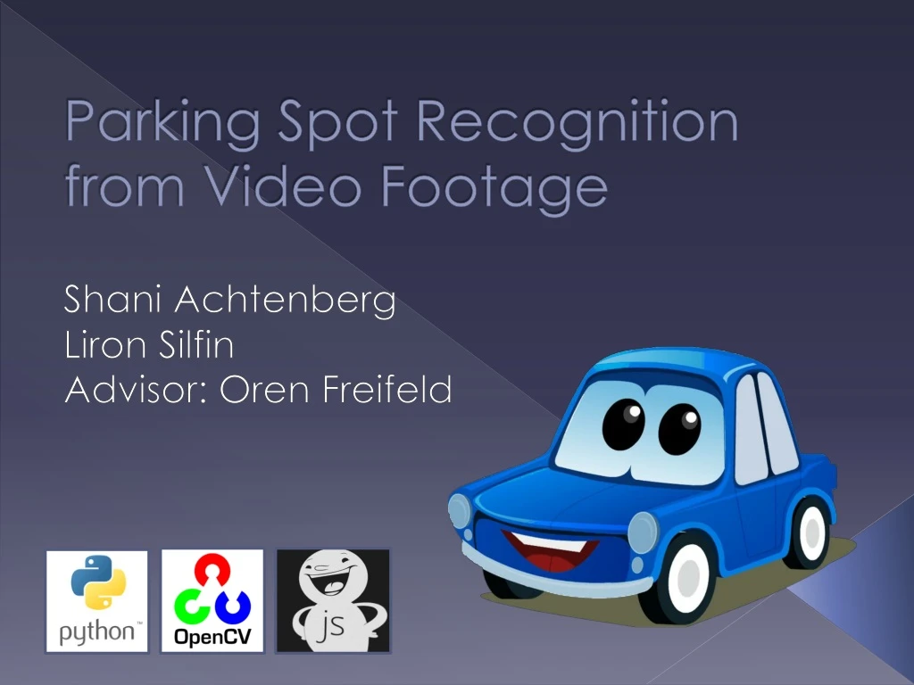 parking spot recognition from video footage