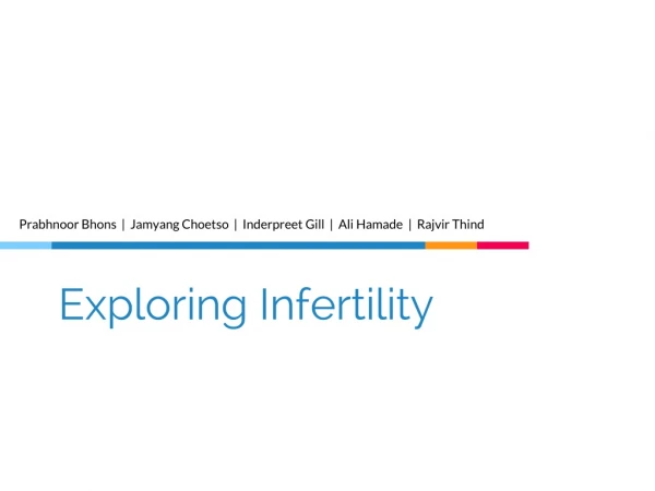 Exploring Infertility