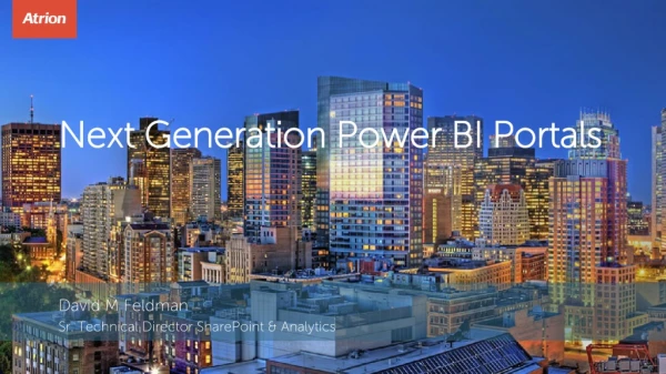 Next Generation Power BI Portals
