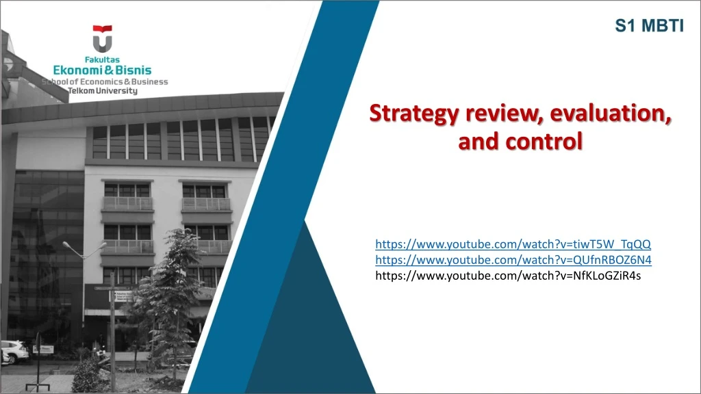 strategy review evaluation and control