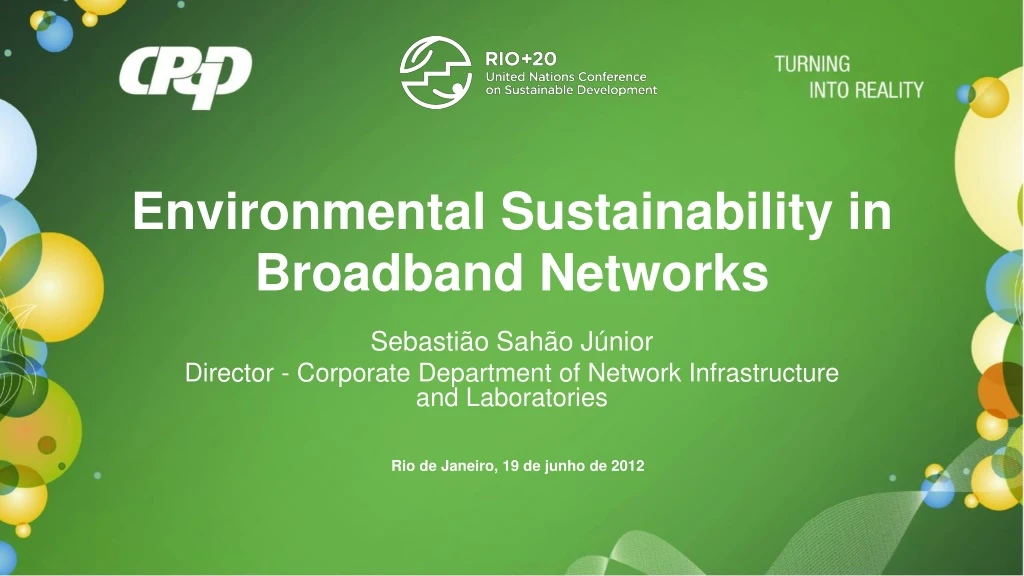 environmental sustainability in broadband networks