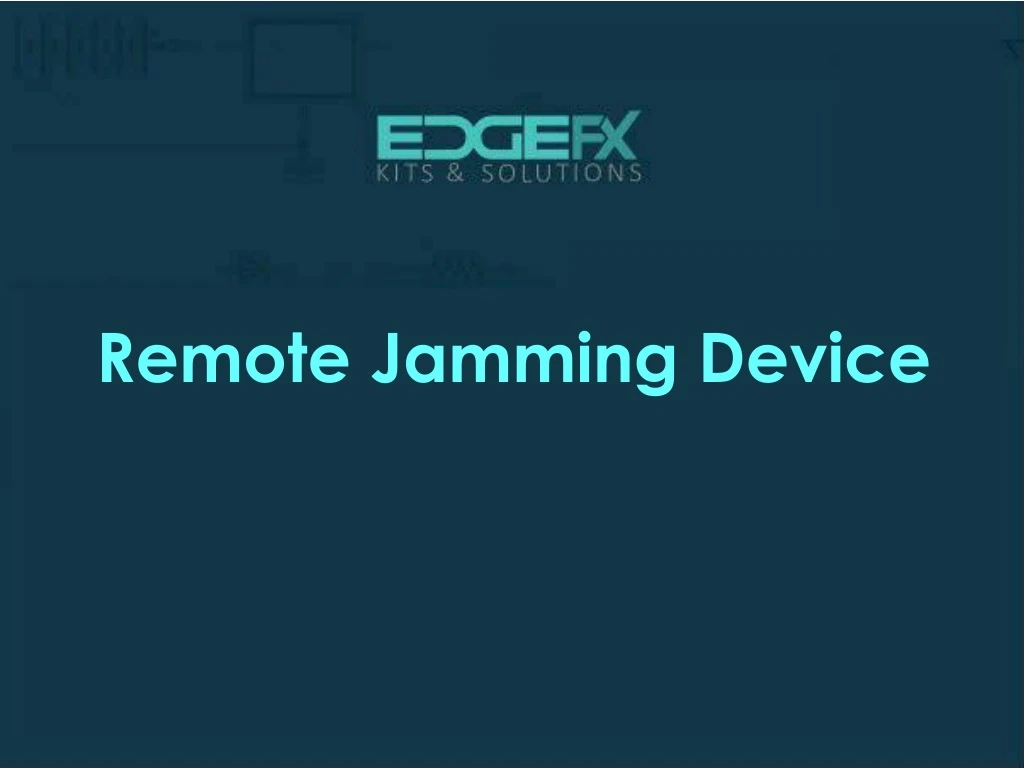 remote jamming device