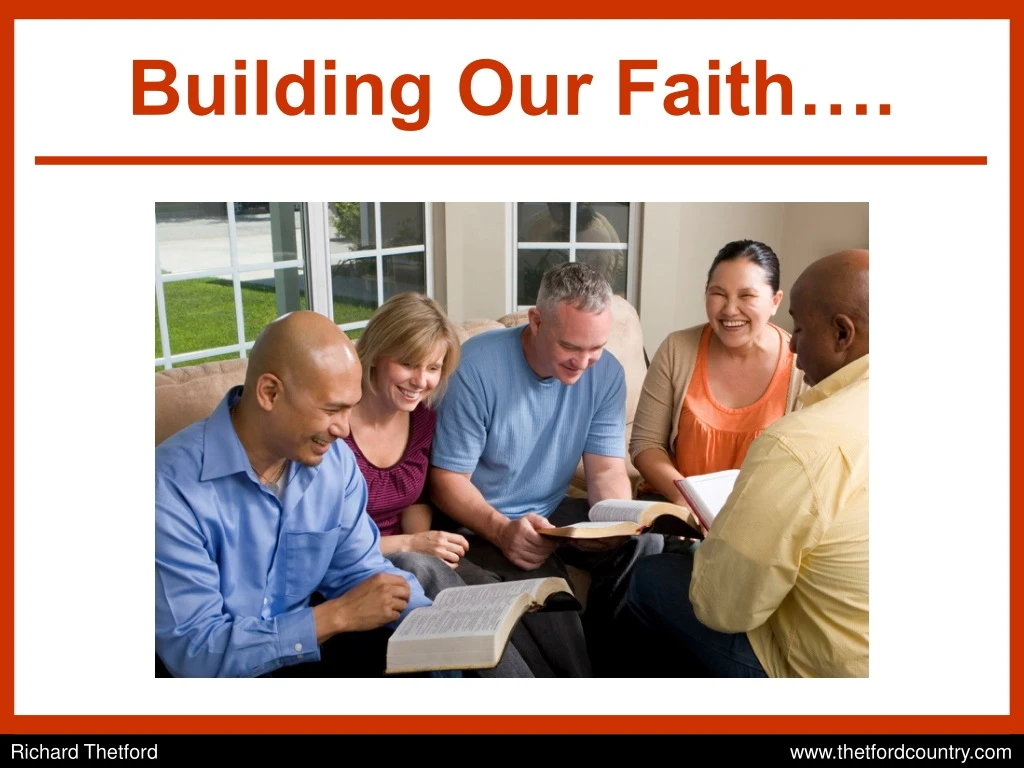 building our faith