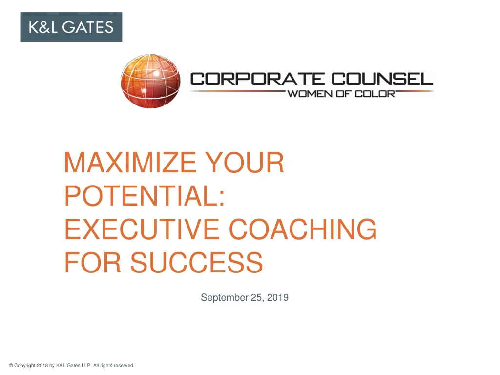 maximize your potential executive coaching for success