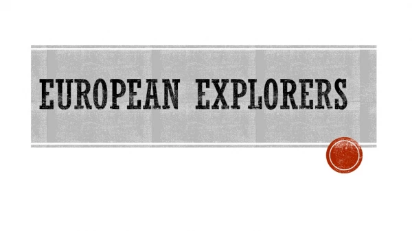 European explorers