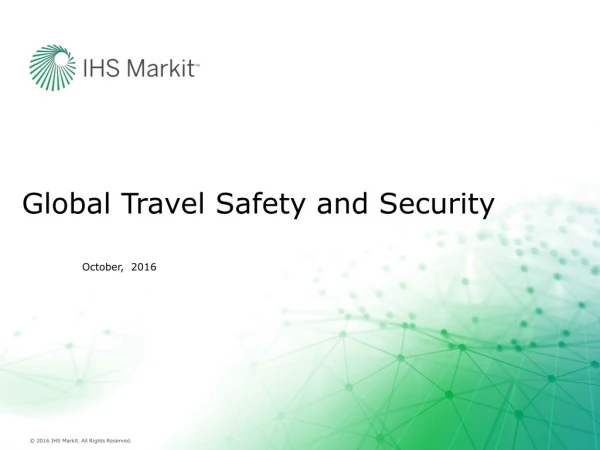 Global Travel Safety and Security