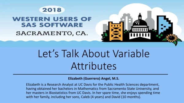 Let’s Talk About Variable Attributes