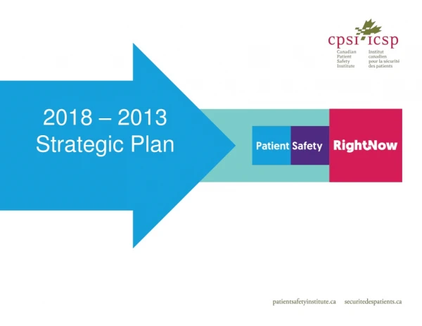 2018 – 2013 Strategic Plan