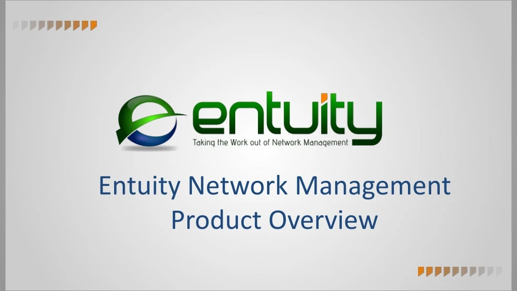 entuity network management product overview