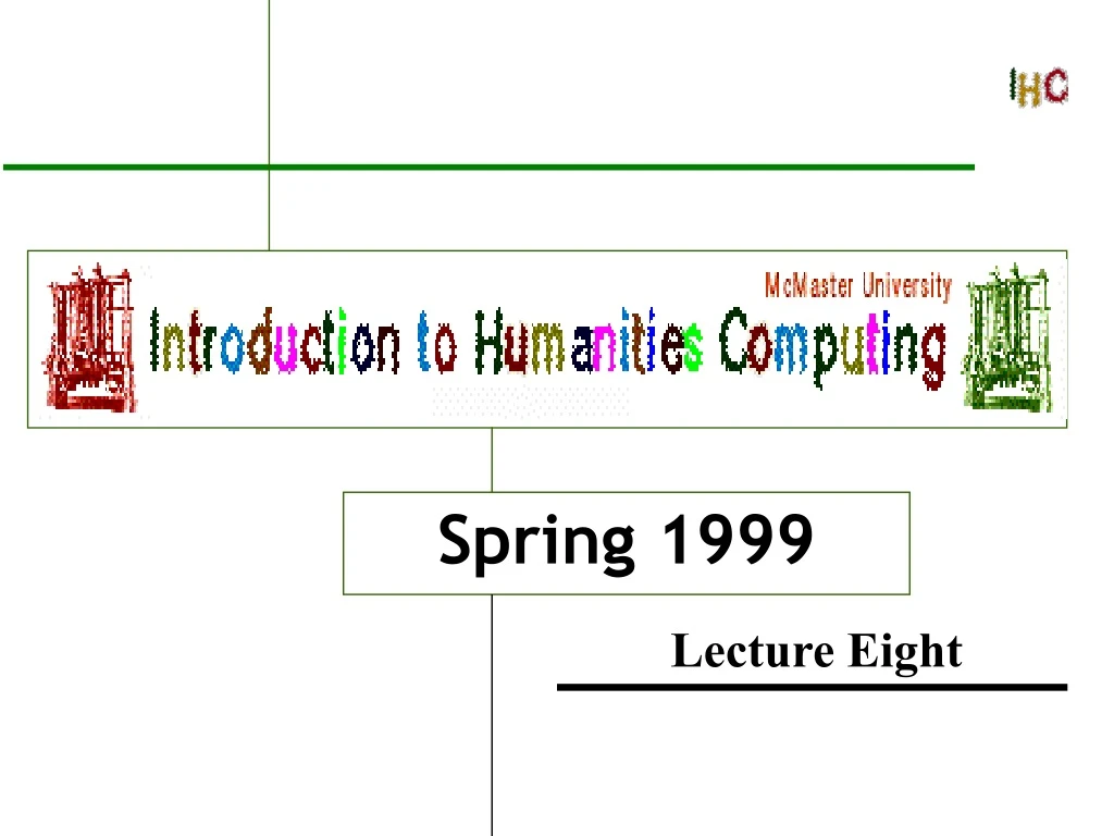 introduction to humanities computing