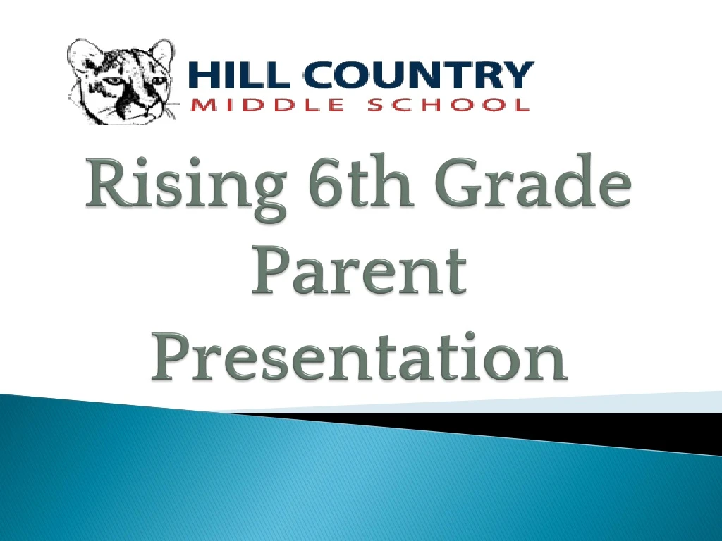 rising 6th grade parent presentation