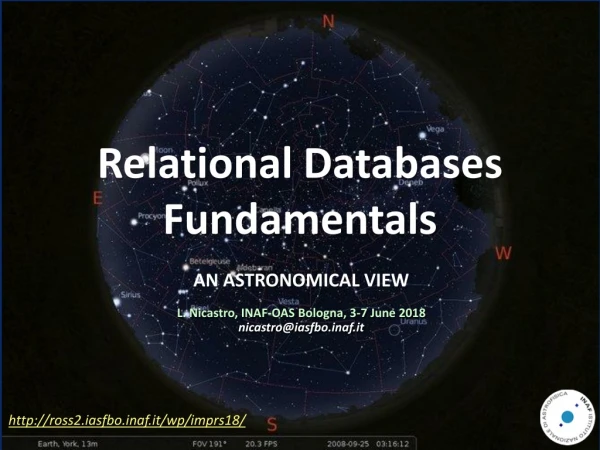 Relational Databases Fundamentals