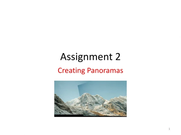 Assignment 2
