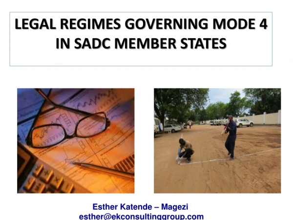 Legal Regimes Governing Mode 4 in SADC Member States
