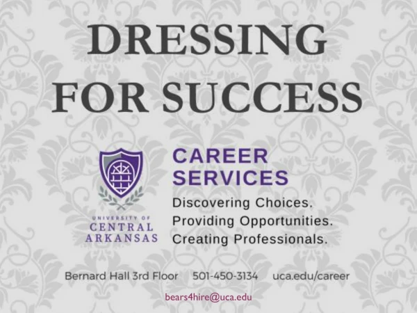 Dressing for success