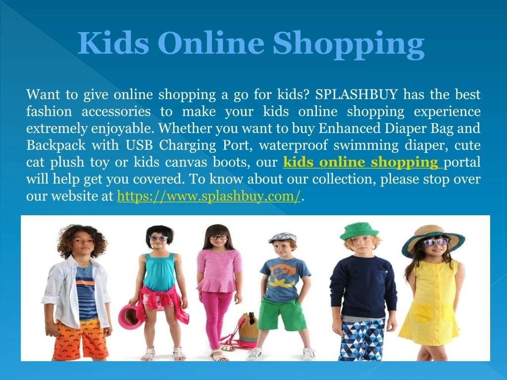 kids online shopping