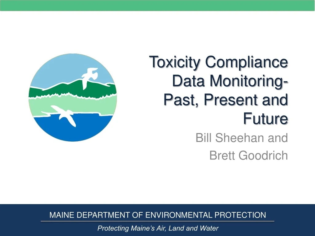 toxicity compliance data monitoring past present and future