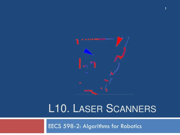 L10. Laser Scanners