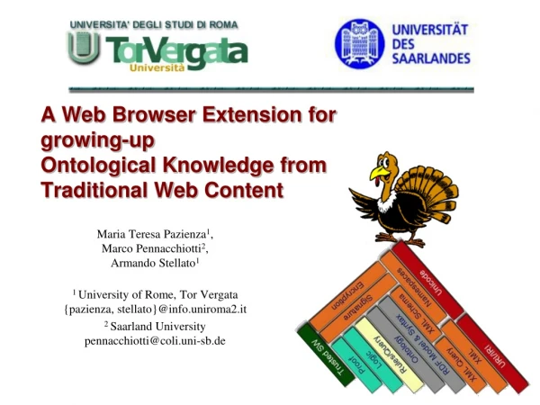 A Web Browser Extension for growing-up Ontological Knowledge from Traditional Web Content
